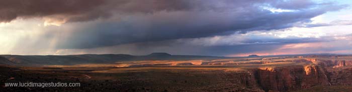 Breaking Storm over the Grand Canyon