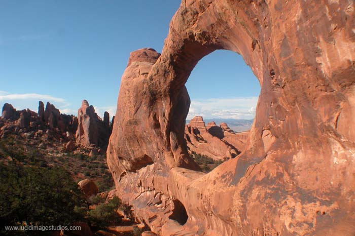 Double O arch, Arches National Park