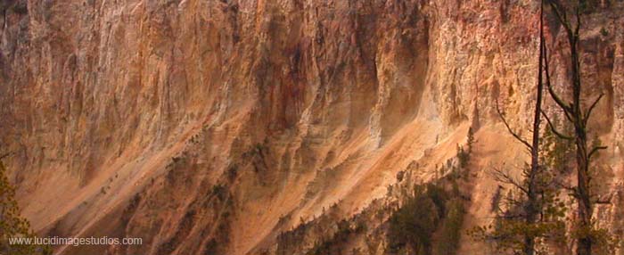 Yellowstone Canyon Wall