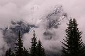 Mountains Under Clouds