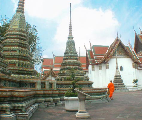 monk in grand palace